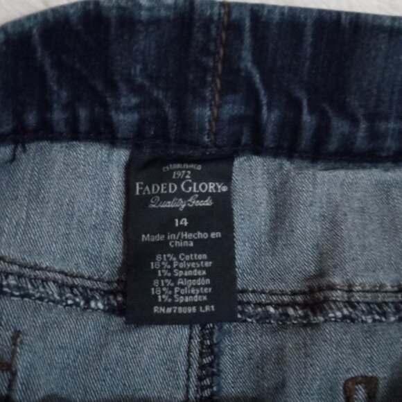 Faded Glory Women's 3 Pocket, Stretch Denim Jeans (Size 14) Color: Jrinse - Picture 5 of 8